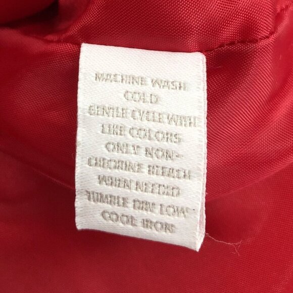 Charter Club Quilted Sleeveless Outdoor Puffer Vest Size L Red - Picture 4 of 7